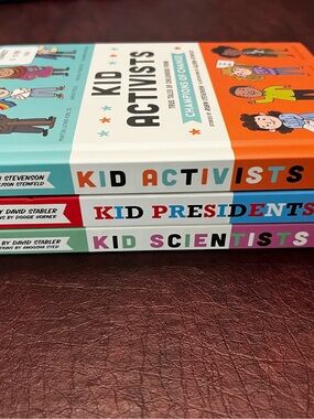 True Tales from Childhood: Kid Activists, Presidents & Scientists 3 books New